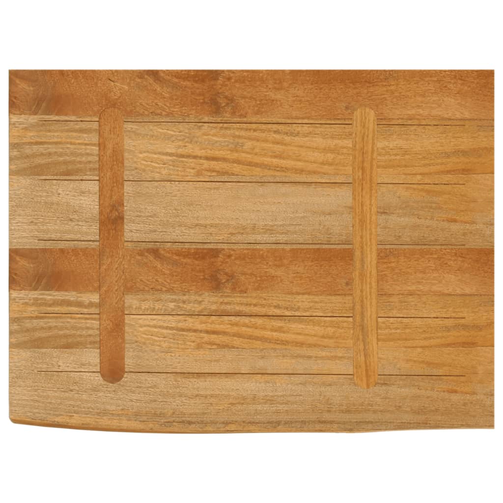 vidaXL Table Top Live Edge 70x60x2.5 cm Solid Wood Mango