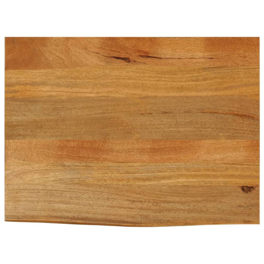 vidaXL Table Top Live Edge 90x60x2.5 cm Solid Wood Mango