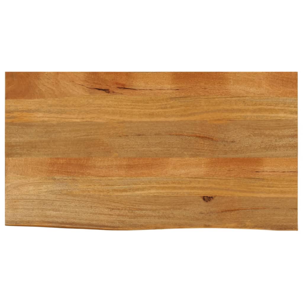 vidaXL Table Top Live Edge 110x60x2.5 cm Solid Wood Mango