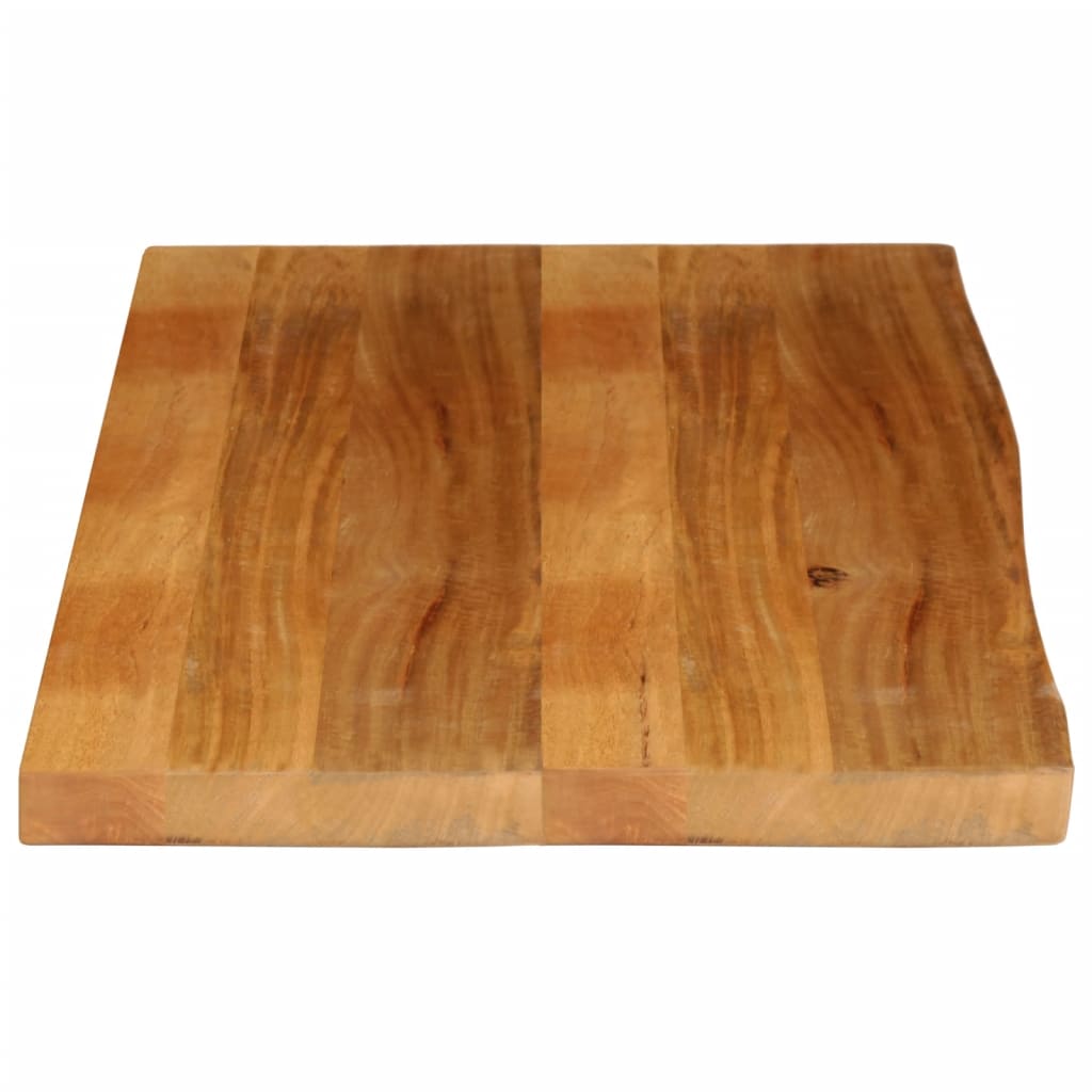 vidaXL Table Top Live Edge 120x60x2.5 cm Solid Wood Mango