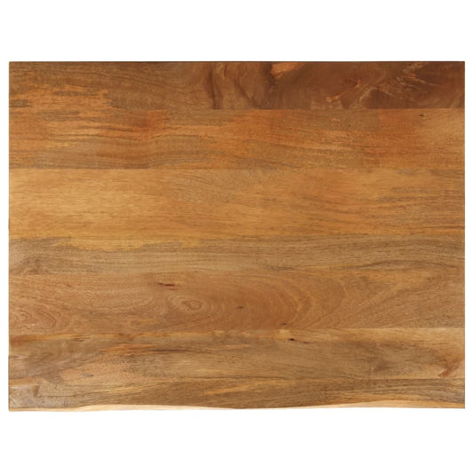 vidaXL Table Top Live Edge 100x80x2.5 cm Solid Wood Mango