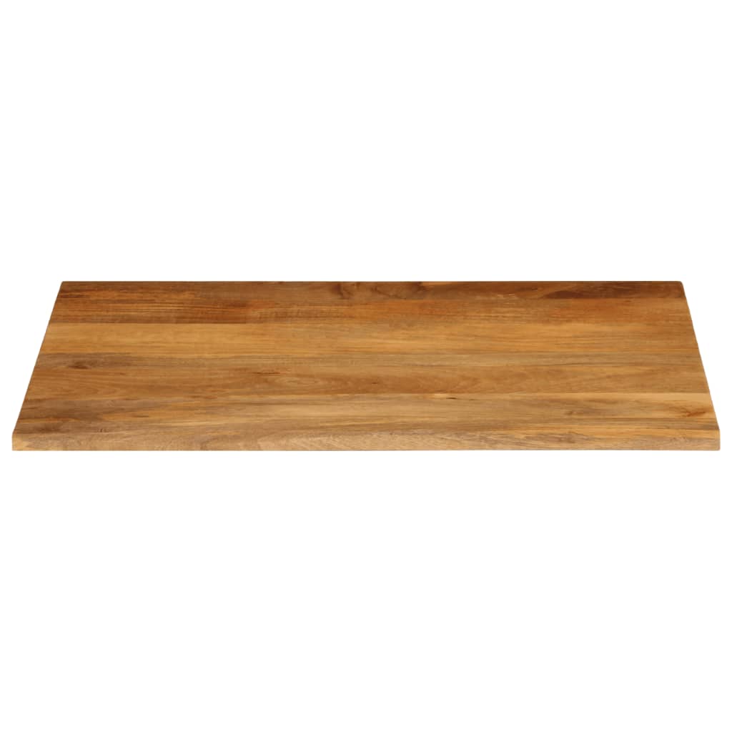 vidaXL Table Top Live Edge 100x80x2.5 cm Solid Wood Mango