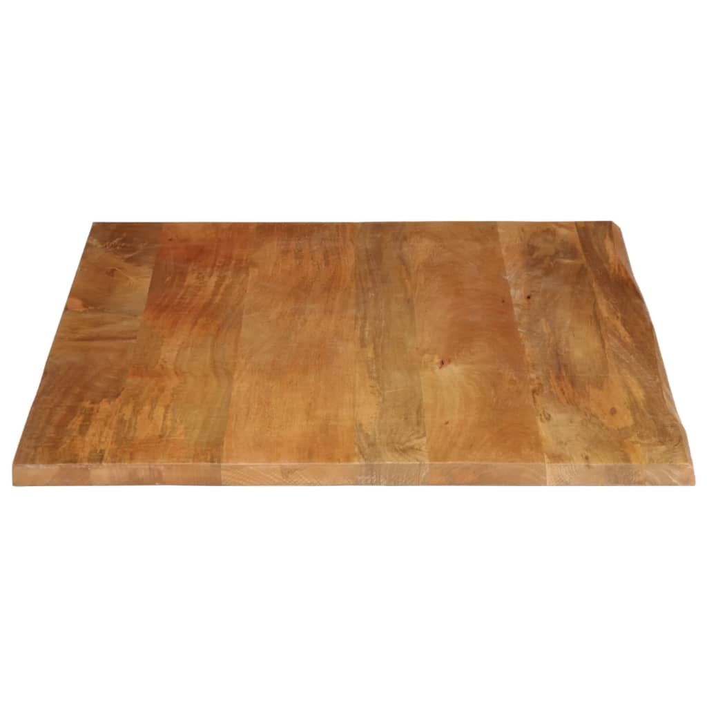 vidaXL Table Top Live Edge 100x80x2.5 cm Solid Wood Mango