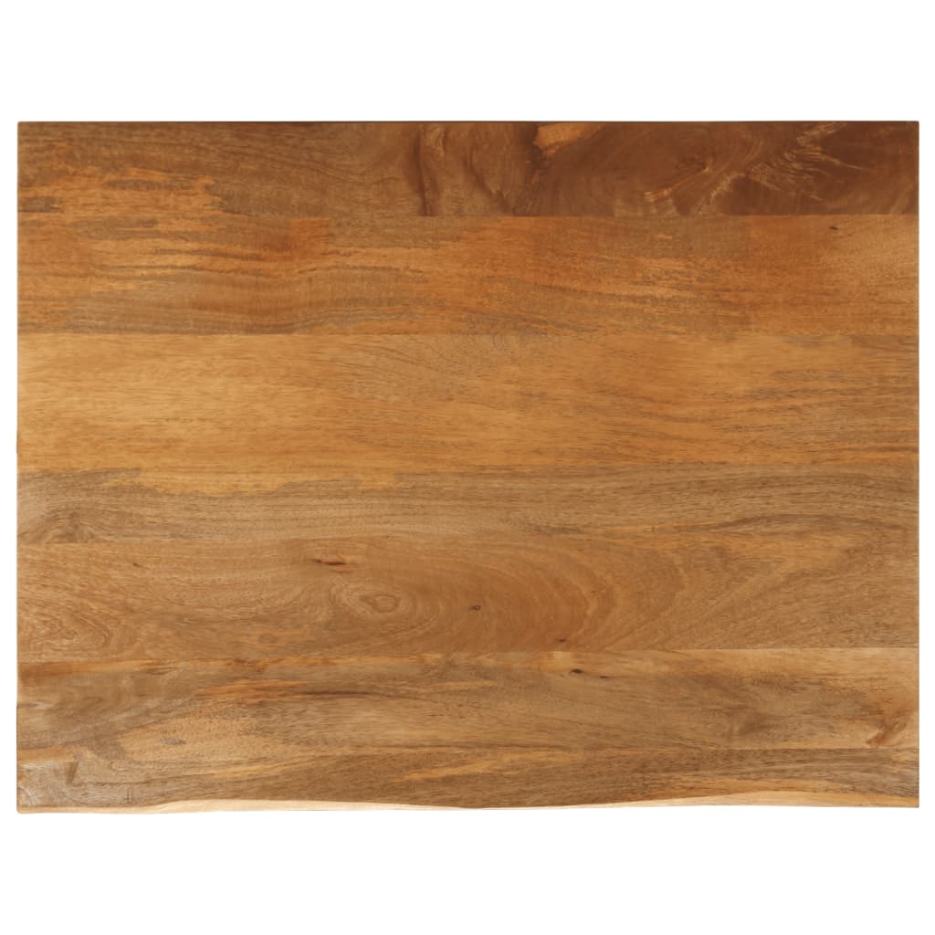 vidaXL Table Top Live Edge 110x80x2.5 cm Solid Wood Mango