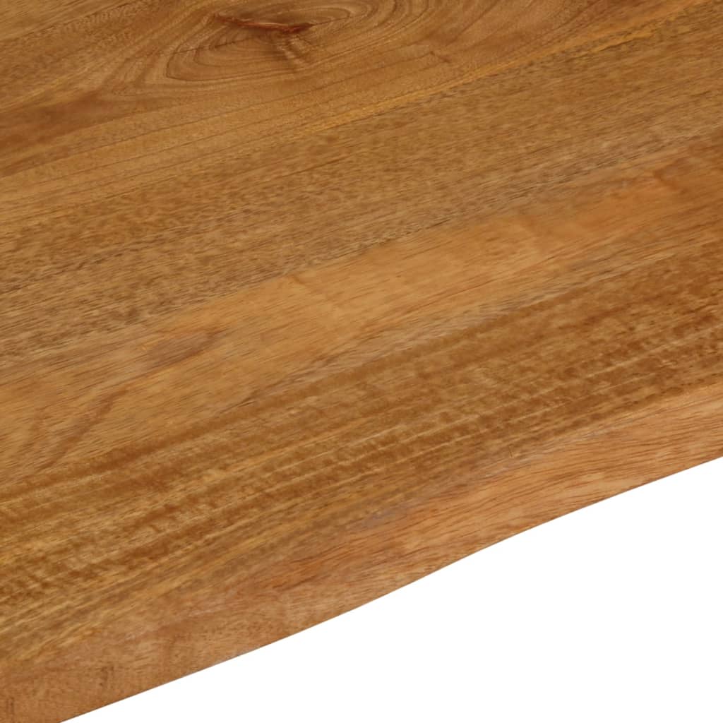 vidaXL Table Top Live Edge 110x80x2.5 cm Solid Wood Mango