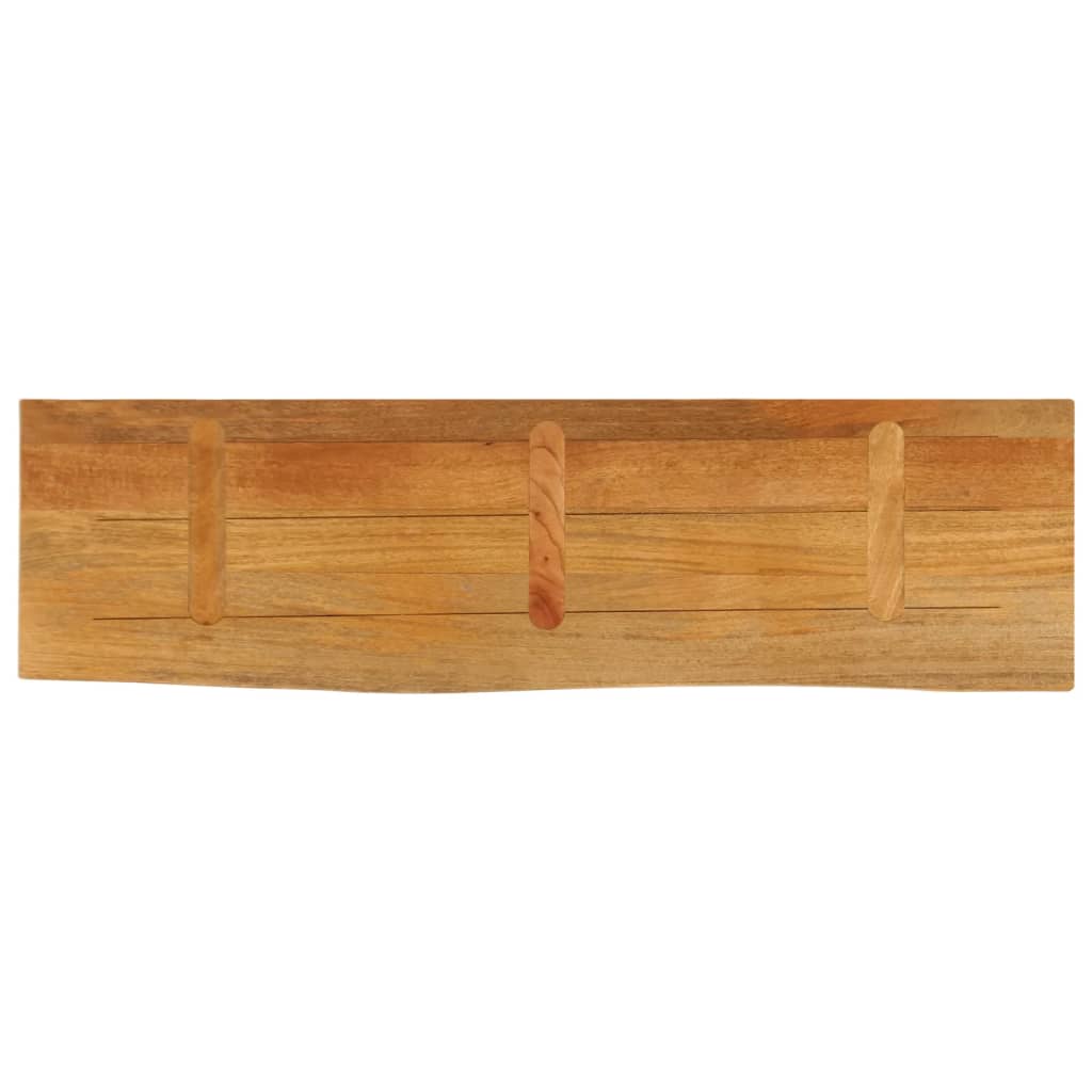 vidaXL Table Top Live Edge 100x20x3.8 cm Solid Wood Mango