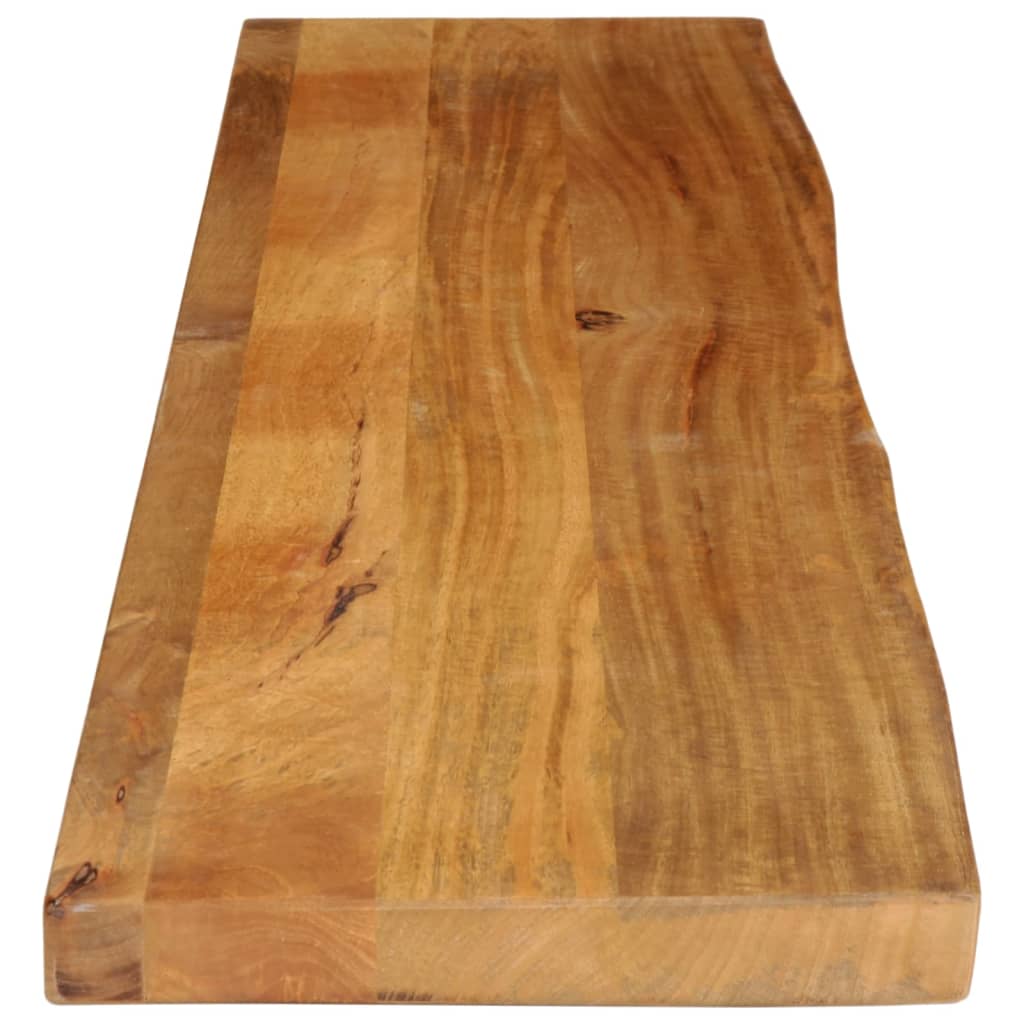 vidaXL Table Top Live Edge 180x30x3.8 cm Solid Wood Mango