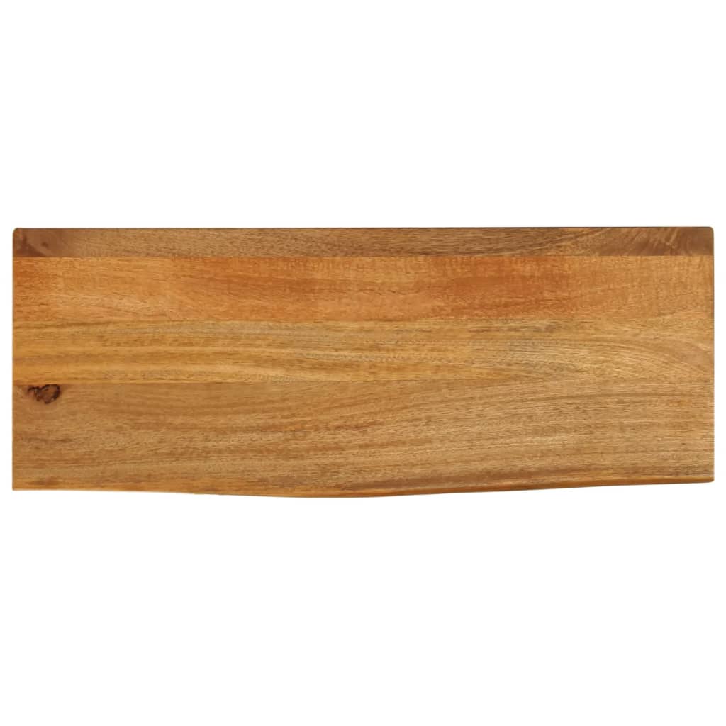 vidaXL Table Top Live Edge 90x40x3.8 cm Solid Wood Mango