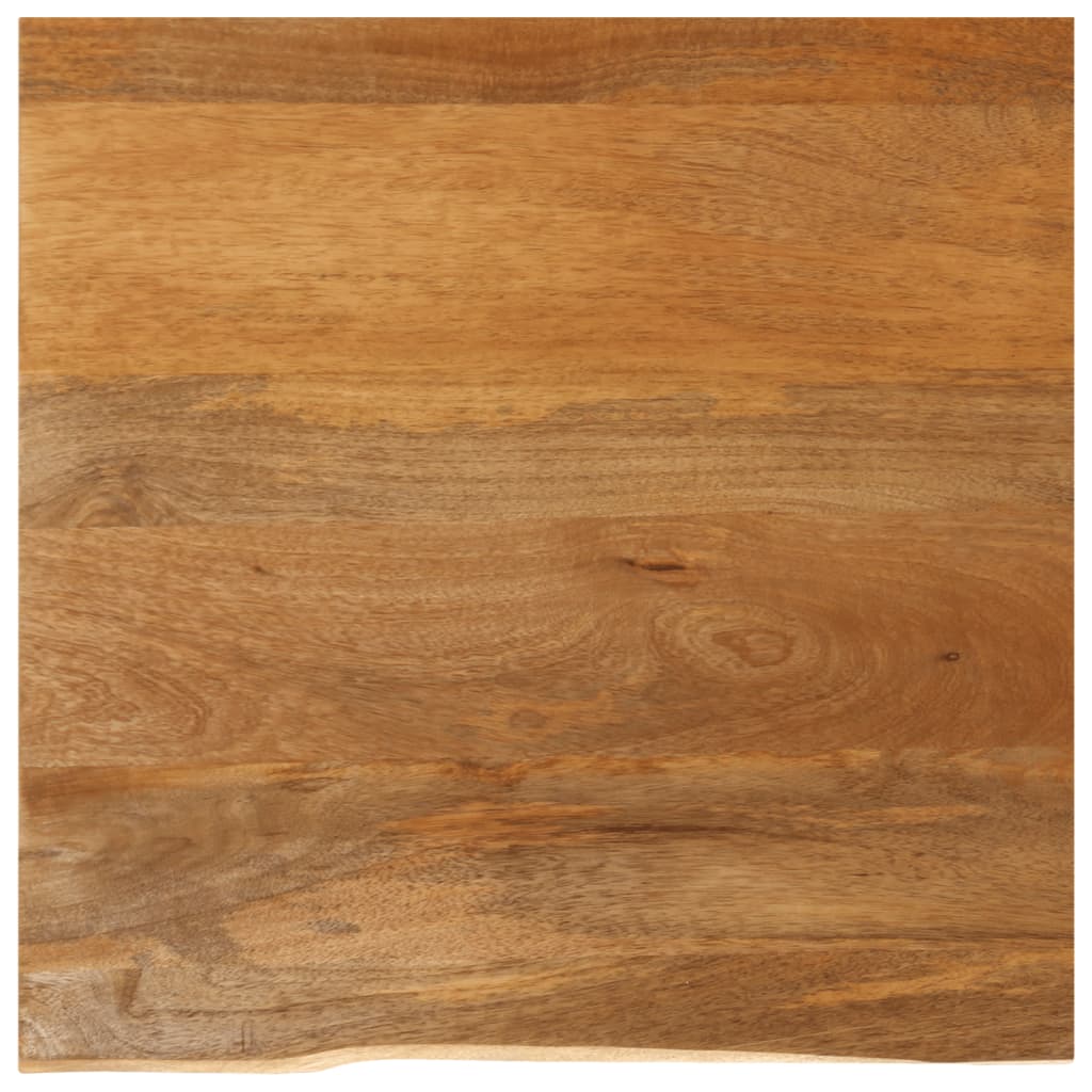 vidaXL Table Top Live Edge 60x60x3.8 cm Solid Wood Mango