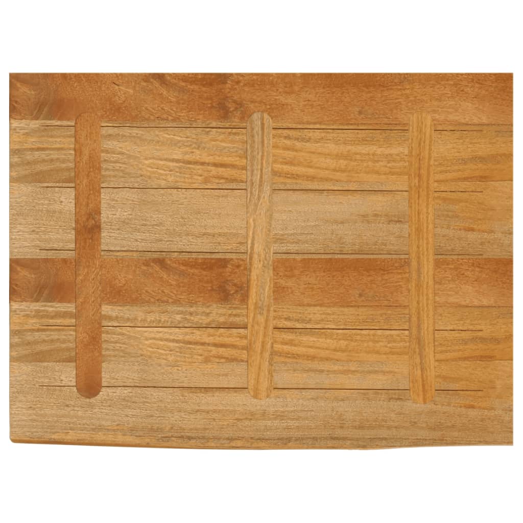 vidaXL Table Top Live Edge 90x60x3.8 cm Solid Wood Mango