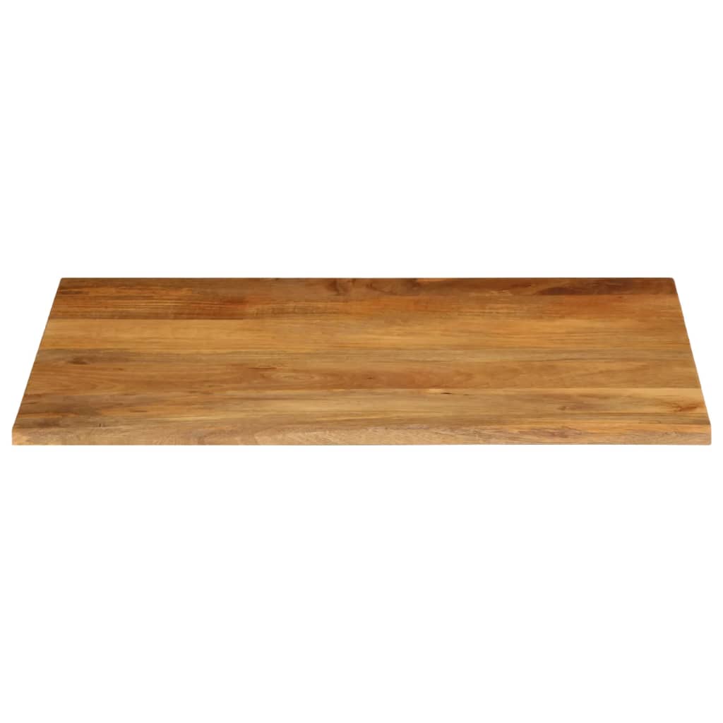 vidaXL Table Top Live Edge 100x80x3.8 cm Solid Wood Mango