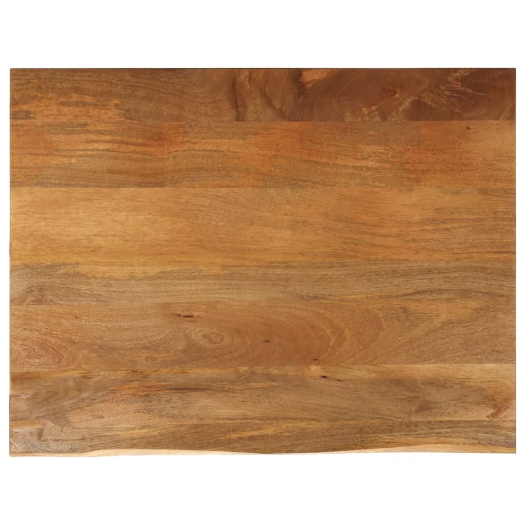 vidaXL Table Top Live Edge 110x80x3.8 cm Solid Wood Mango