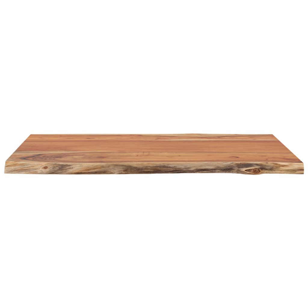 vidaXL Table Top 50x40x2.5 cm Rectangular Solid Wood Acacia Live Edge