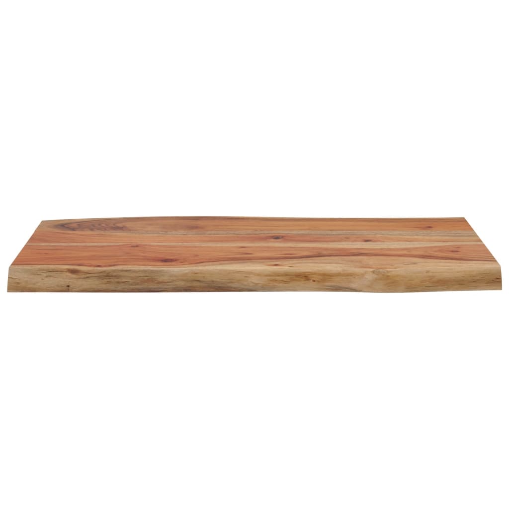 vidaXL Table Top 70x40x2.5 cm Rectangular Solid Wood Acacia Live Edge