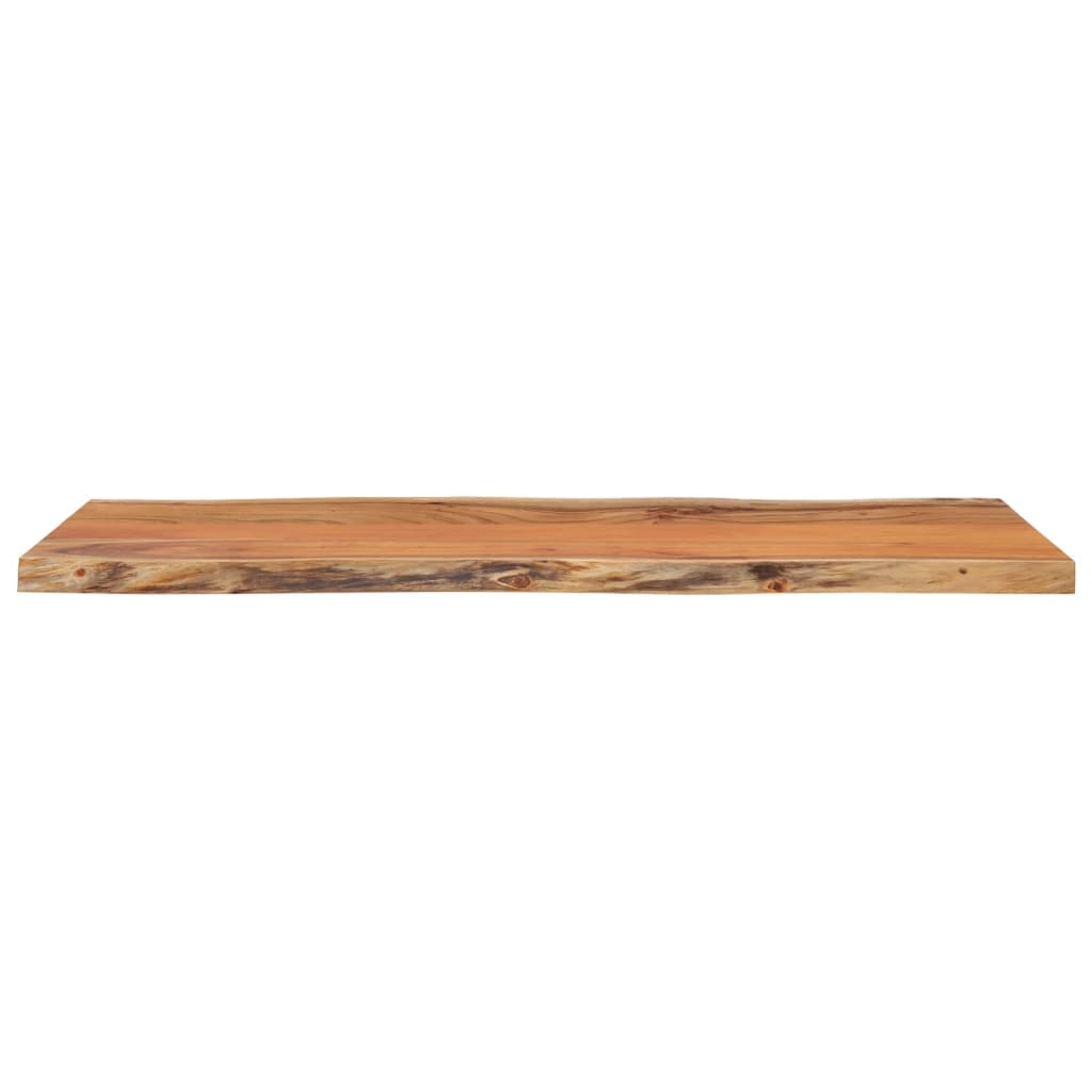 vidaXL Table Top 80x40x2.5 cm Rectangular Solid Wood Acacia Live Edge