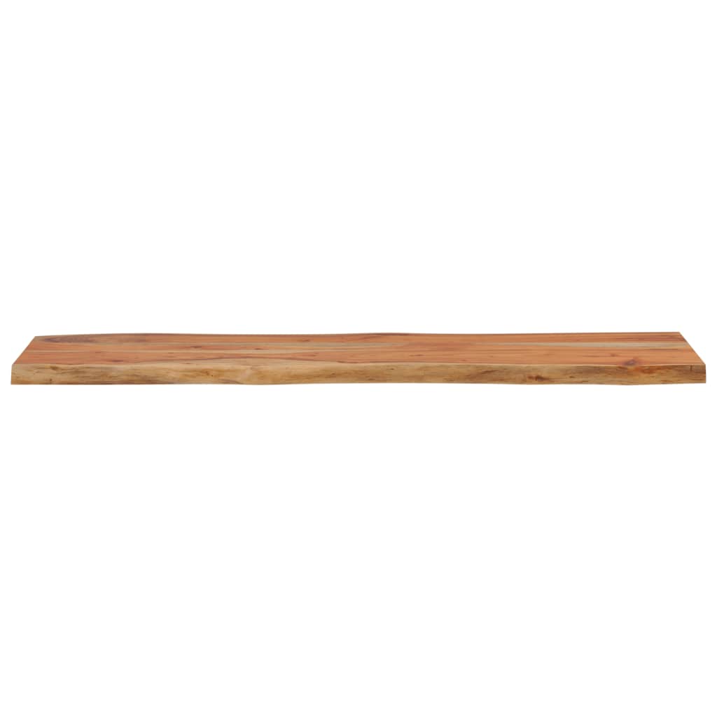 Table Top 110x40x2.5 cm Rectangular Solid Wood Acacia Live Edge