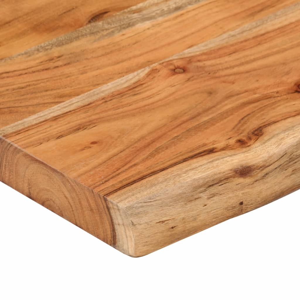 vidaXL Table Top 140x40x2.5 cm Rectangular Solid Wood Acacia Live Edge