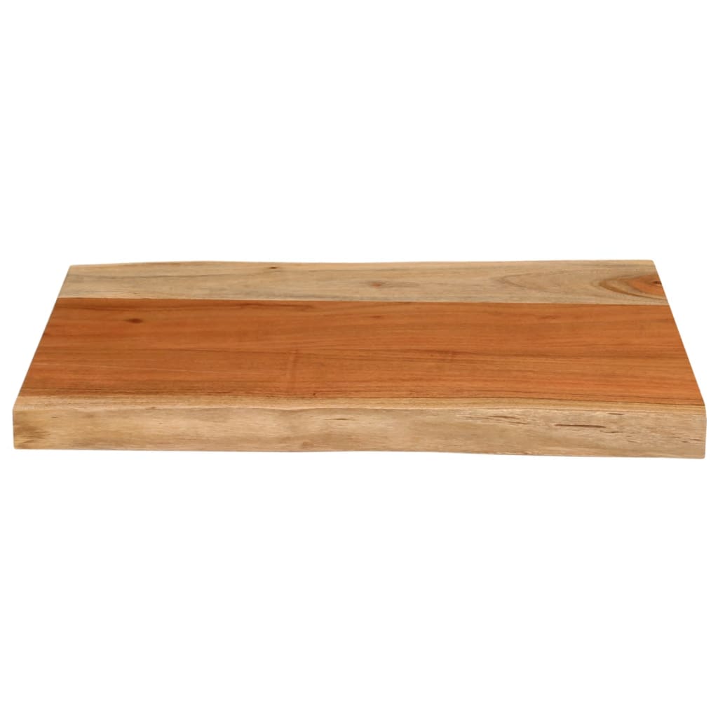 vidaXL Table Top 50x40x3.8 cm Rectangular Solid Wood Acacia Live Edge