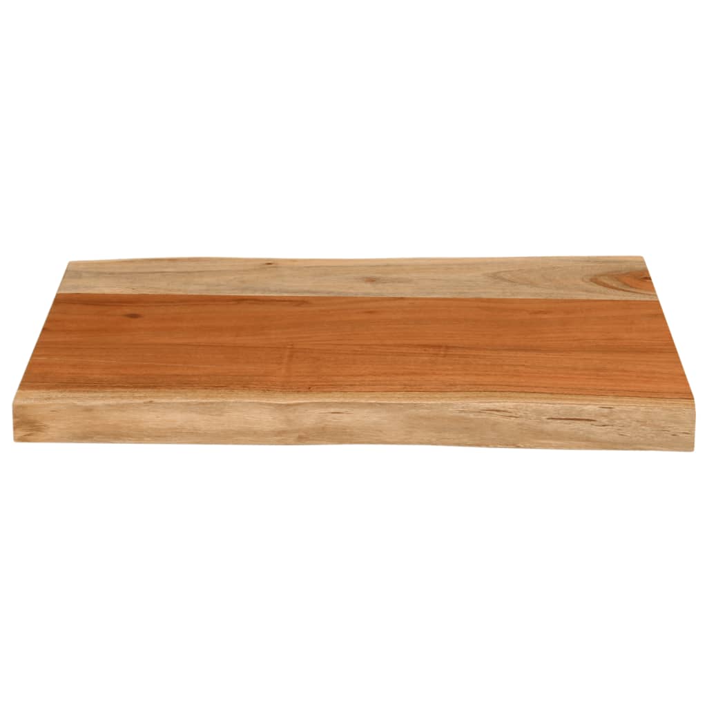 vidaXL Table Top 70x40x3.8 cm Rectangular Solid Wood Acacia Live Edge