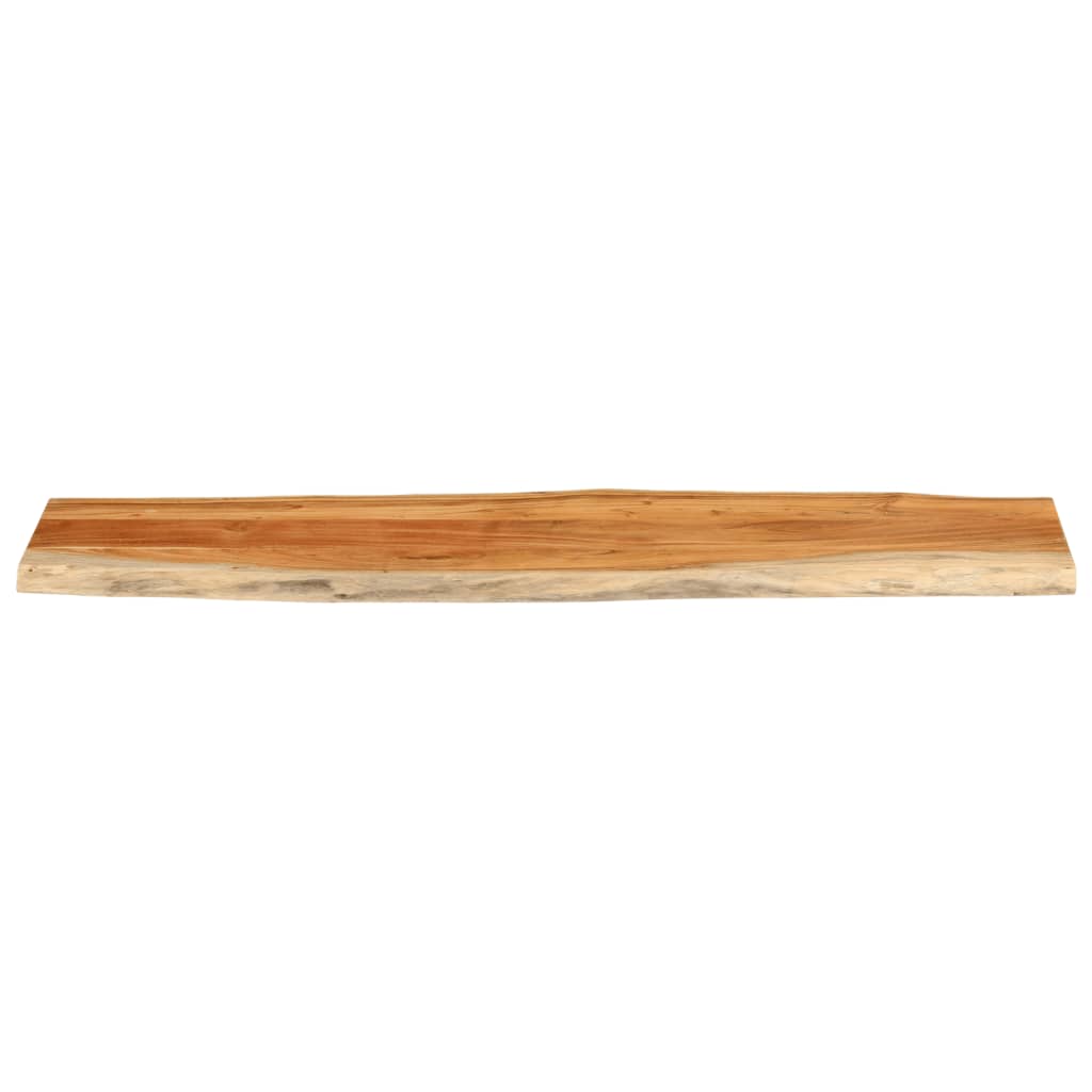 vidaXL Table Top 180x40x3.8 cm Rectangular Solid Wood Acacia Live Edge