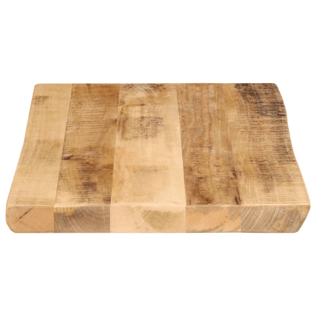 vidaXL Table Top Live Edge 50x40x2.5 cm Solid Wood Rough Mango