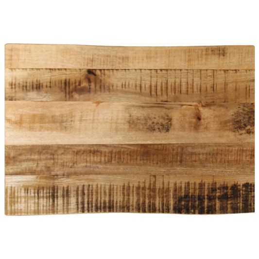 vidaXL Table Top Live Edge 60x40x2.5 cm Solid Wood Rough Mango