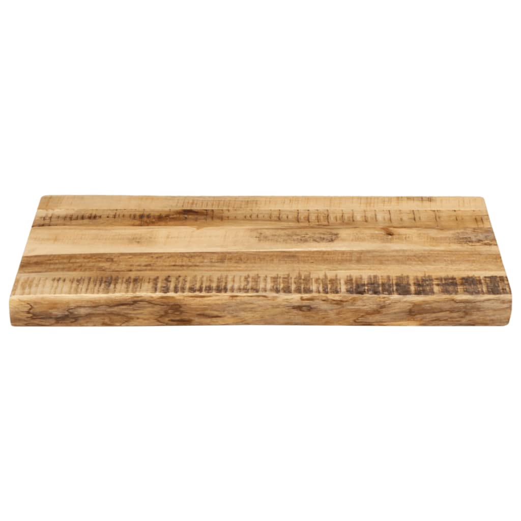 vidaXL Table Top Live Edge 60x40x2.5 cm Solid Wood Rough Mango