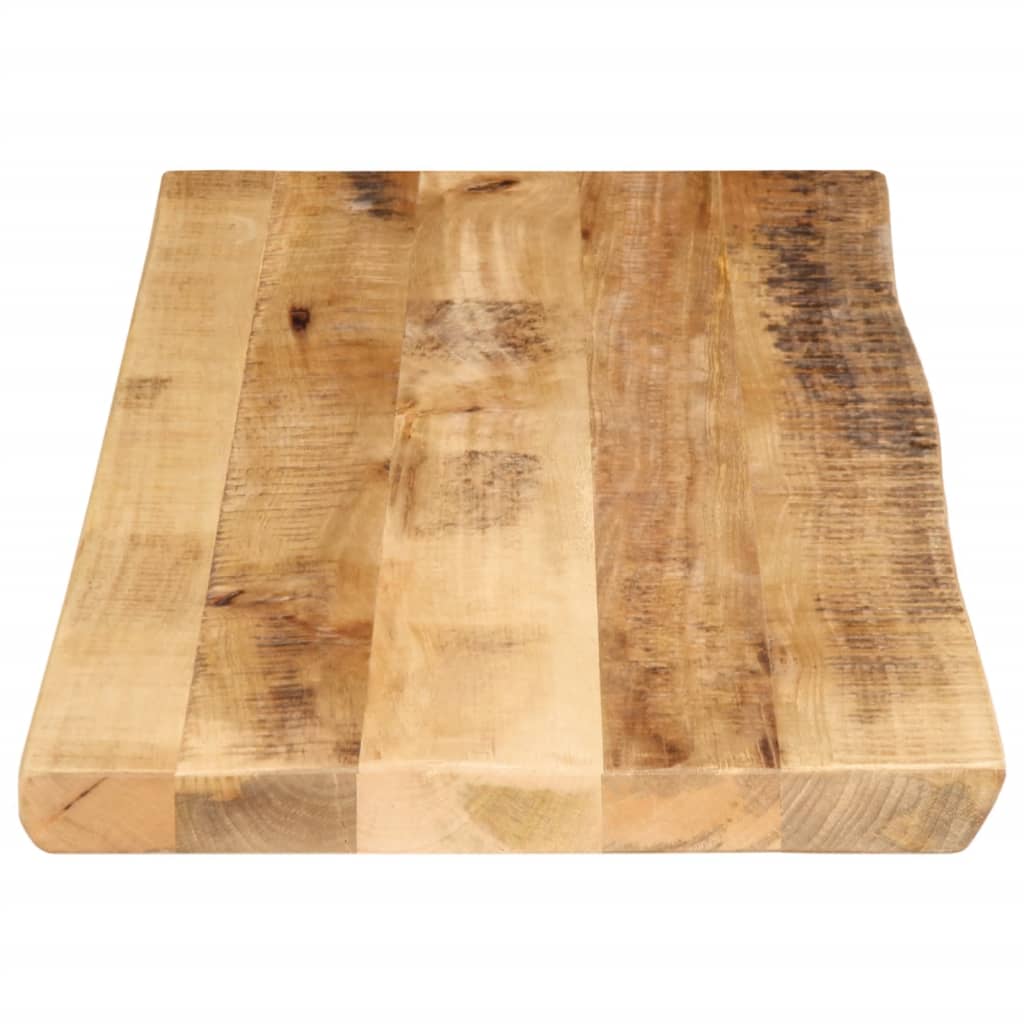 vidaXL Table Top Live Edge 80x40x2.5 cm Solid Wood Rough Mango