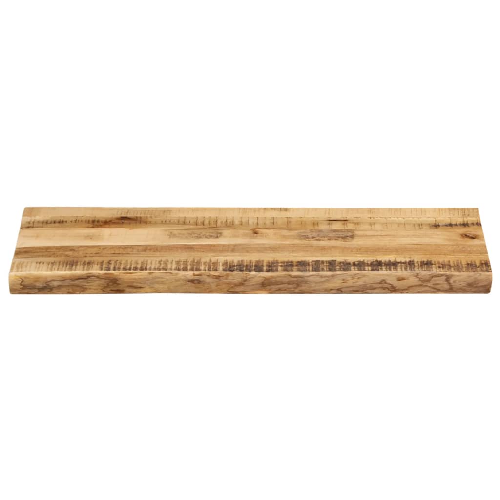 vidaXL Table Top Live Edge 100x40x2.5 cm Solid Wood Rough Mango