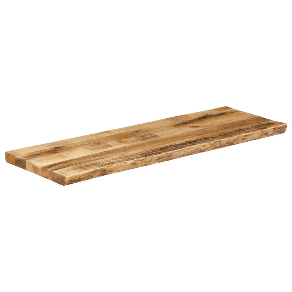 vidaXL Table Top Live Edge 110x40x2.5 cm Solid Wood Rough Mango