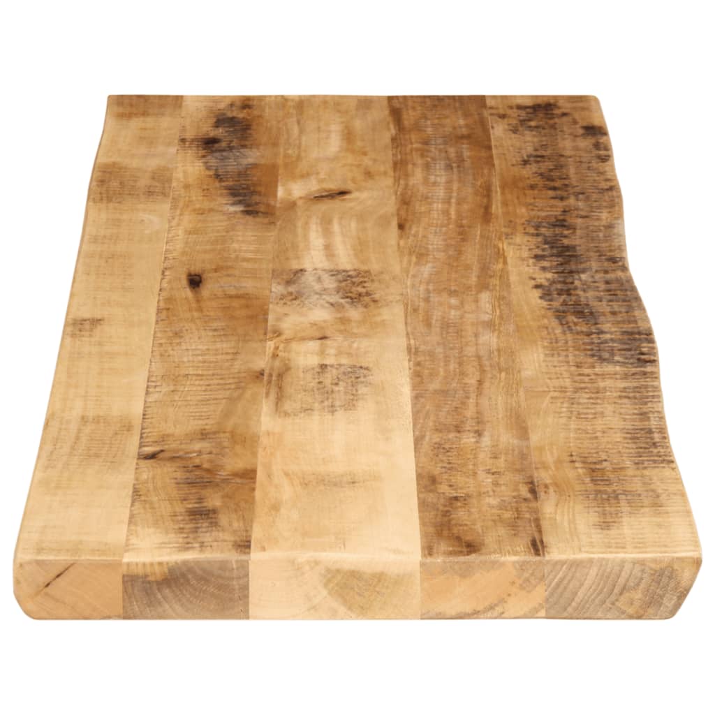 vidaXL Table Top Live Edge 110x40x2.5 cm Solid Wood Rough Mango