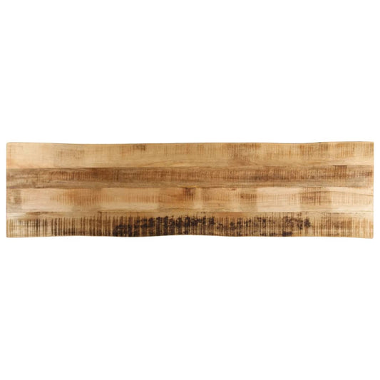 vidaXL Table Top Live Edge 160x40x2.5 cm Solid Wood Rough Mango