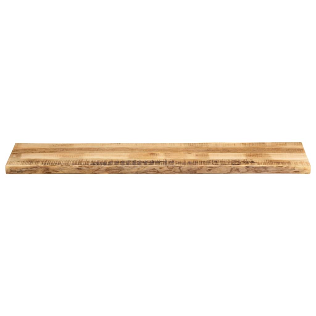 Table Top Live Edge 180x40x2.5 cm Solid Wood Rough Mango