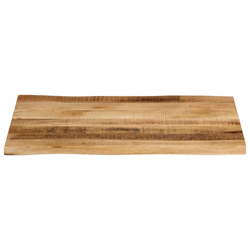 vidaXL Table Top Live Edge 90x60x2.5 cm Solid Wood Rough Mango