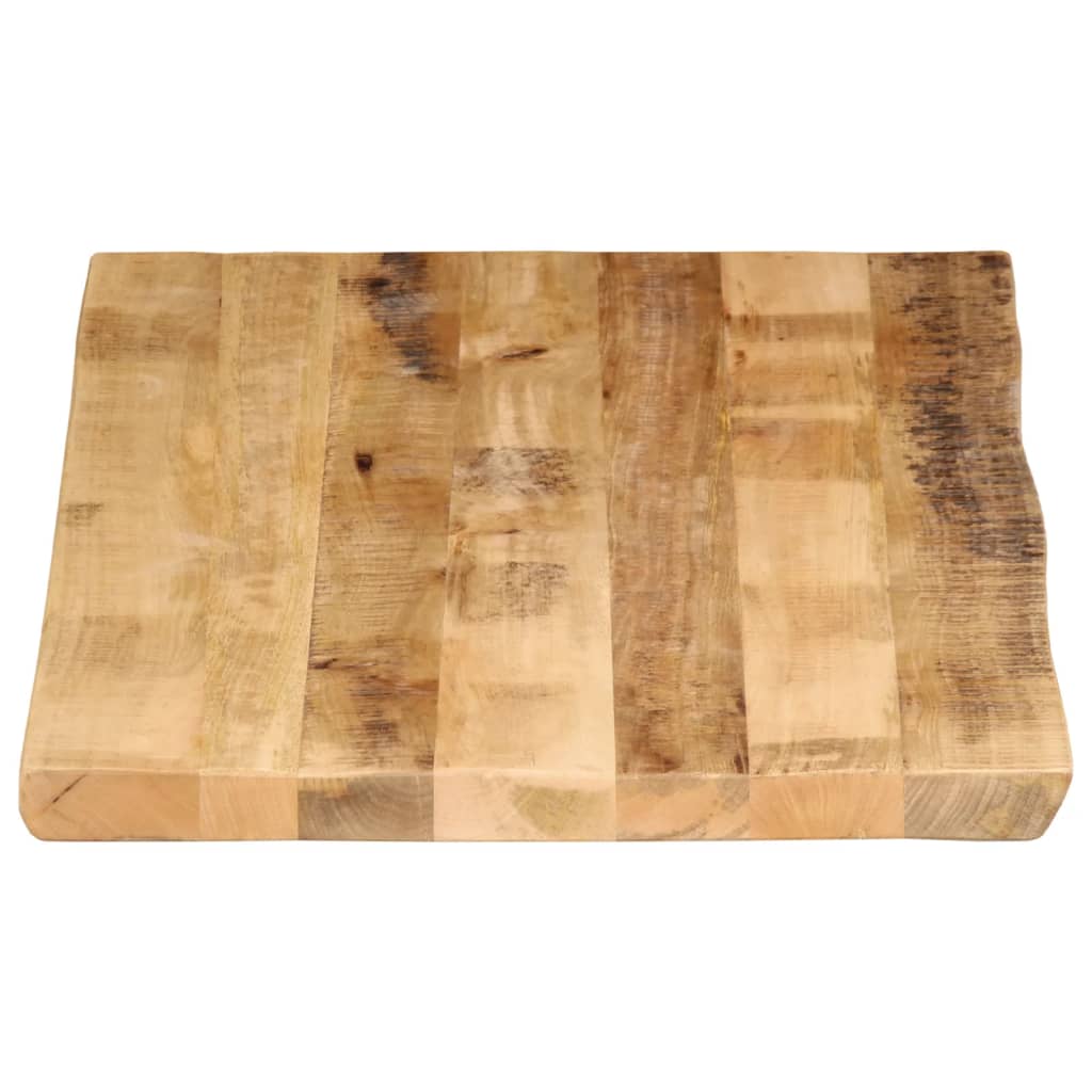 vidaXL Table Top Live Edge 100x60x2.5 cm Solid Wood Rough Mango