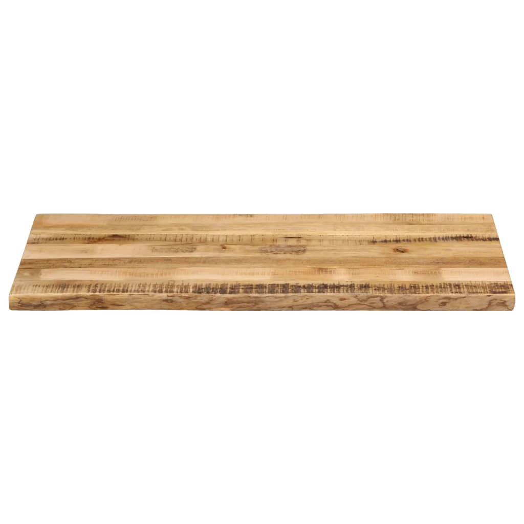 vidaXL Table Top Live Edge 120x60x2.5 cm Solid Wood Rough Mango