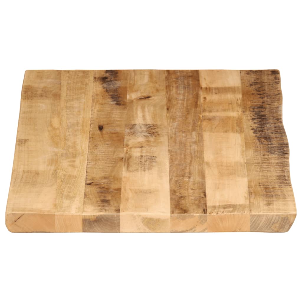 vidaXL Table Top Live Edge 120x60x2.5 cm Solid Wood Rough Mango