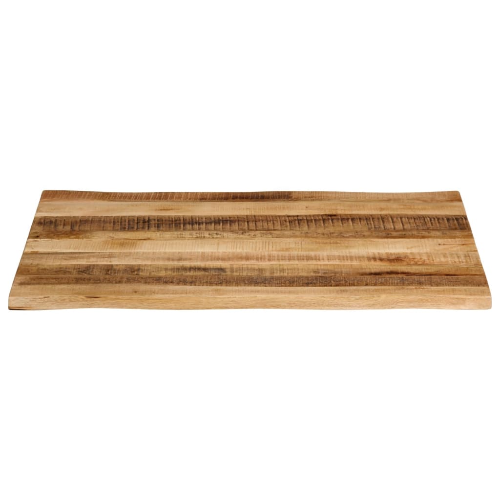 vidaXL Table Top Live Edge 90x80x2.5 cm Solid Wood Rough Mango