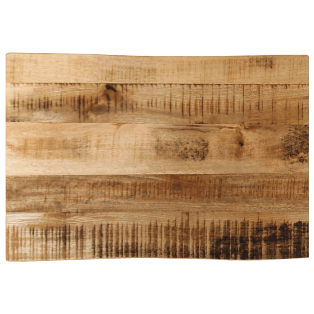 vidaXL Table Top Live Edge 70x40x3.8 cm Solid Wood Rough Mango