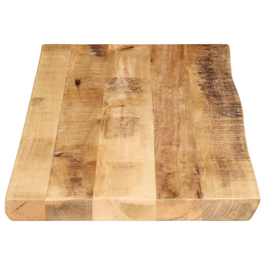 vidaXL Table Top Live Edge 80x40x3.8 cm Solid Wood Rough Mango