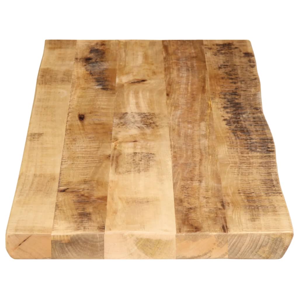 vidaXL Table Top Live Edge 140x40x3.8 cm Solid Wood Rough Mango