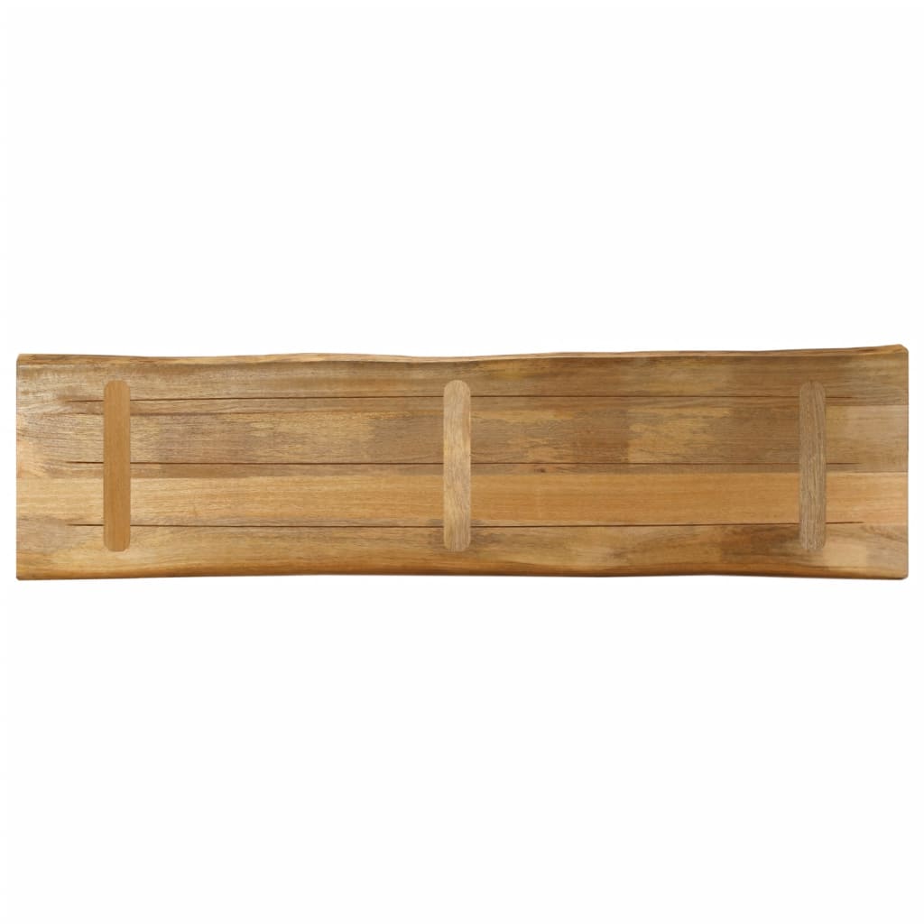 vidaXL Table Top Live Edge 160x40x3.8 cm Solid Wood Rough Mango