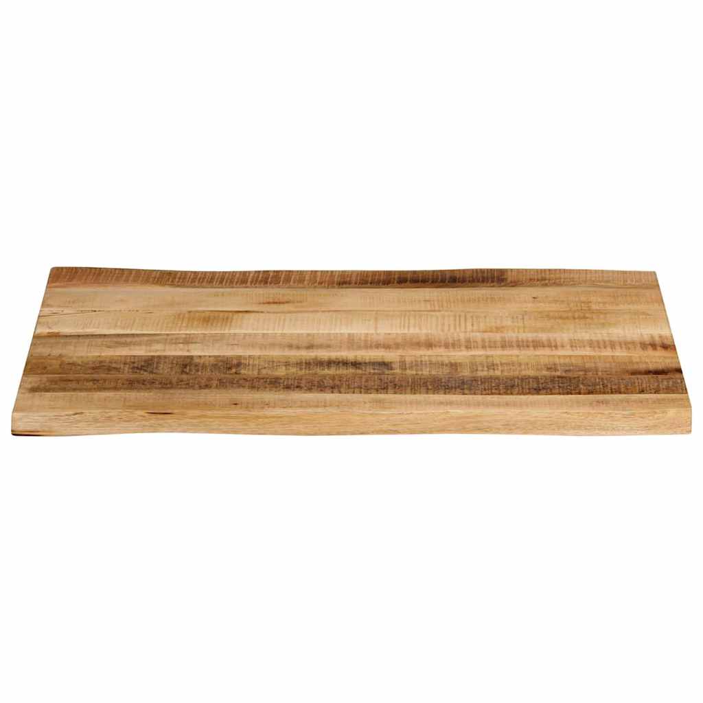 Table Top Live Edge 70x60x3.8 cm Solid Wood Rough Mango
