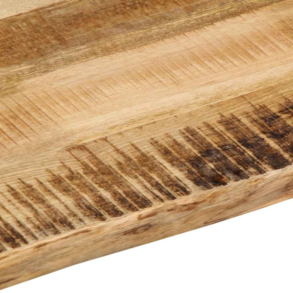 Table Top Live Edge 70x60x3.8 cm Solid Wood Rough Mango