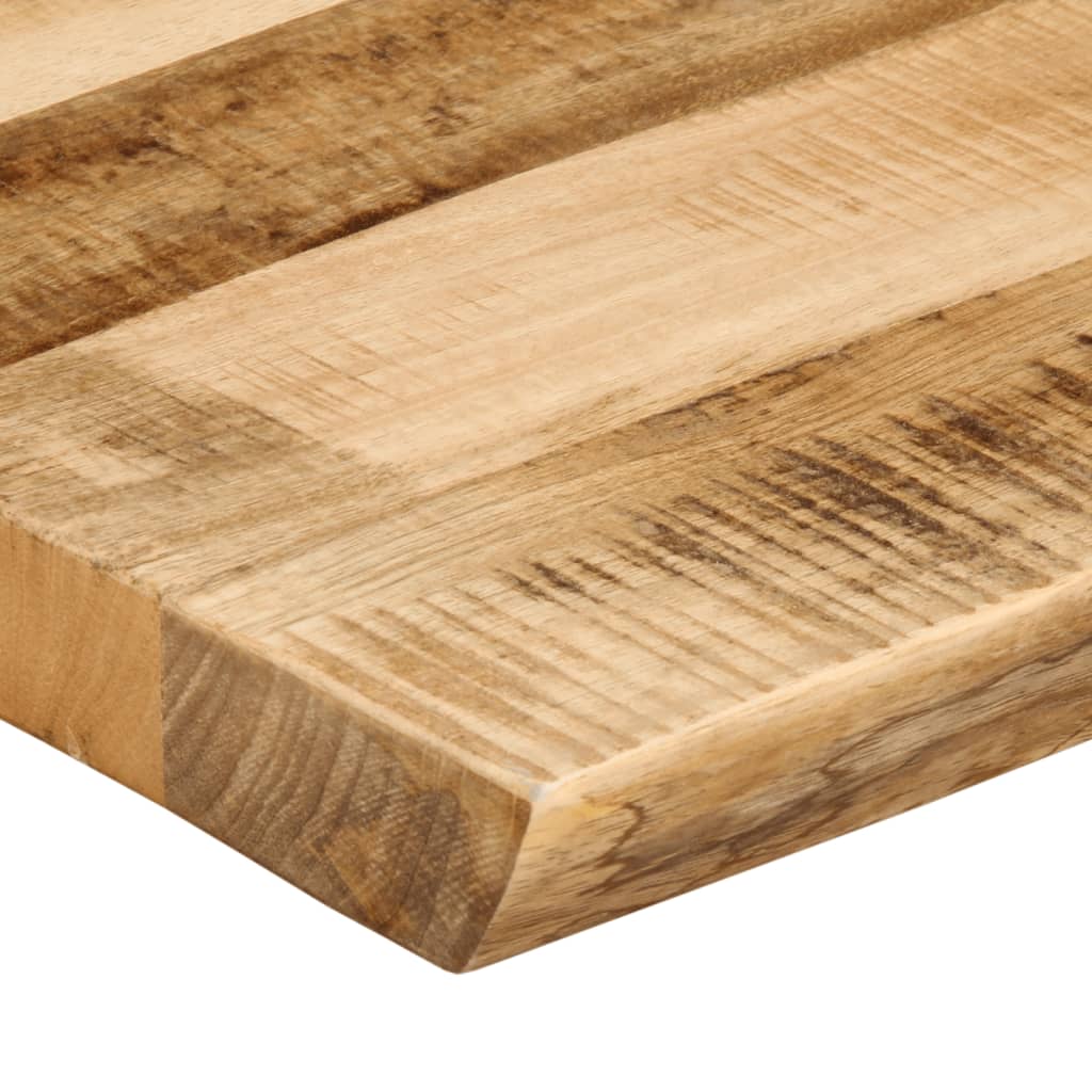 Table Top Live Edge 140x60x3.8 cm Solid Wood Rough Mango