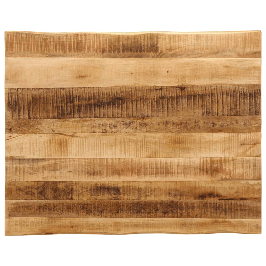 Table Top Live Edge 110x80x3,8 cm Solid Wood Rough Mango