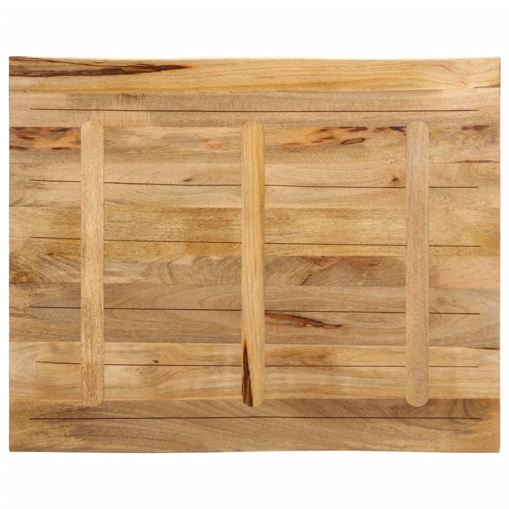 Table Top Live Edge 110x80x3,8 cm Solid Wood Rough Mango