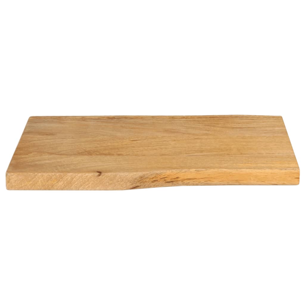 vidaXL Table Top 60x40x3.8 cm Live Edge Solid Wood Mango