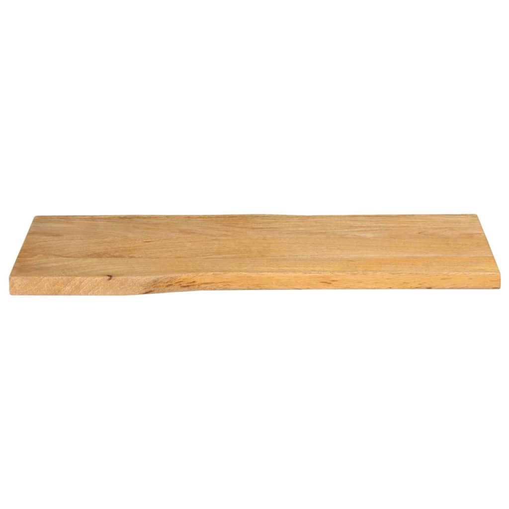 vidaXL Table Top 80x40x3.8 cm Live Edge Solid Wood Mango