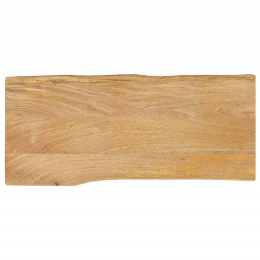 vidaXL Table Top 100x40x3.8 cm Live Edge Solid Wood Mango